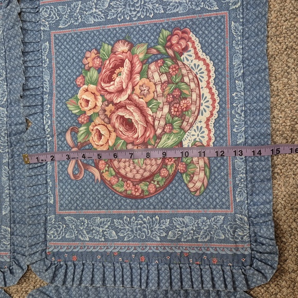 Vintage Set of 4 Quilt Table Place Mats - Picture 6 of 7